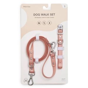 WILD ONE NWT all-weather dog walk leash-collar kit